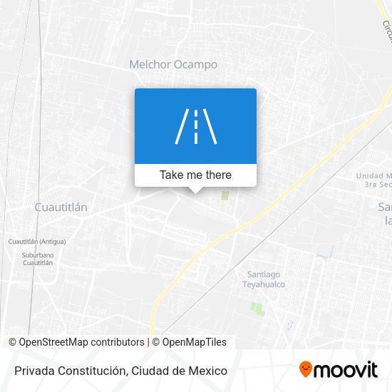 Privada Constitución map