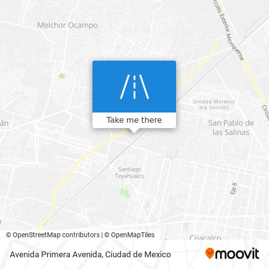 Mapa de Avenida Primera Avenida