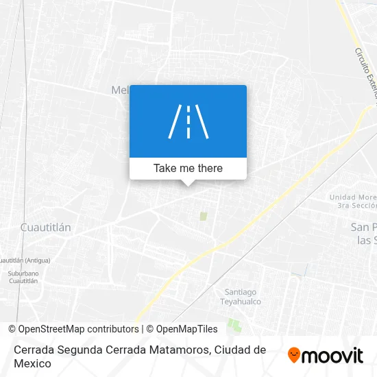 Cerrada Segunda Cerrada Matamoros map
