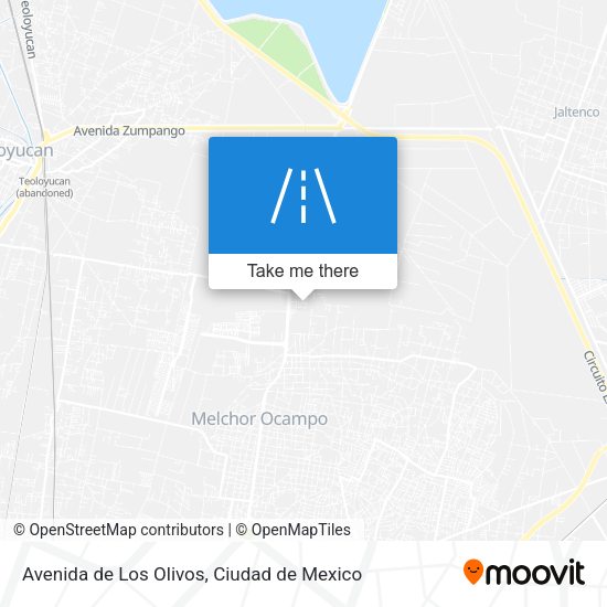 Avenida de Los Olivos map