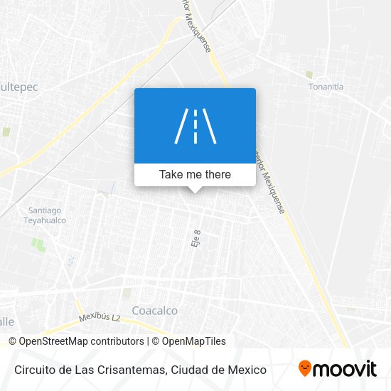 Circuito de Las Crisantemas map
