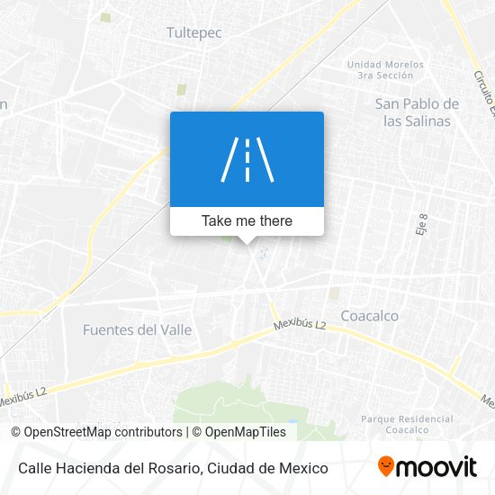 Calle Hacienda del Rosario map
