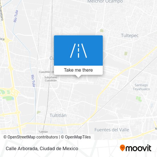 Calle Arborada map