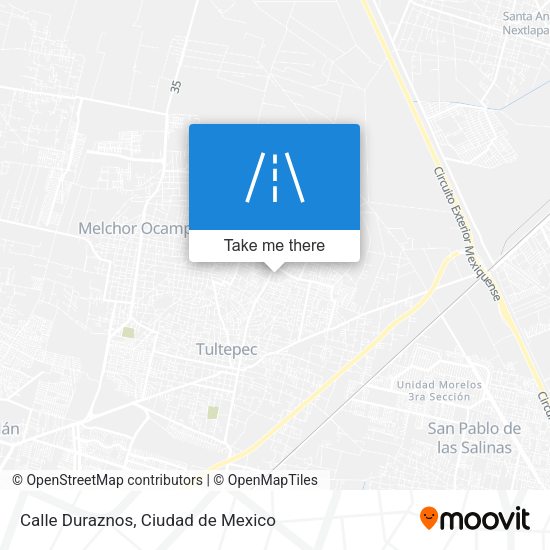 Calle Duraznos map