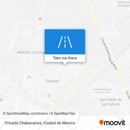 Privada Chabacanos map