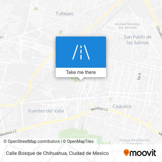 Calle Bosque de Chihuahua map