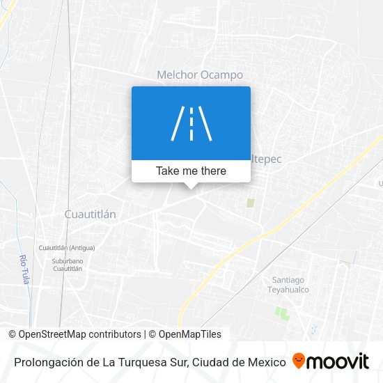 Prolongación de La Turquesa Sur map