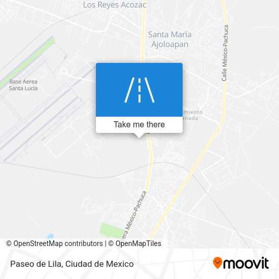 Paseo de Lila map