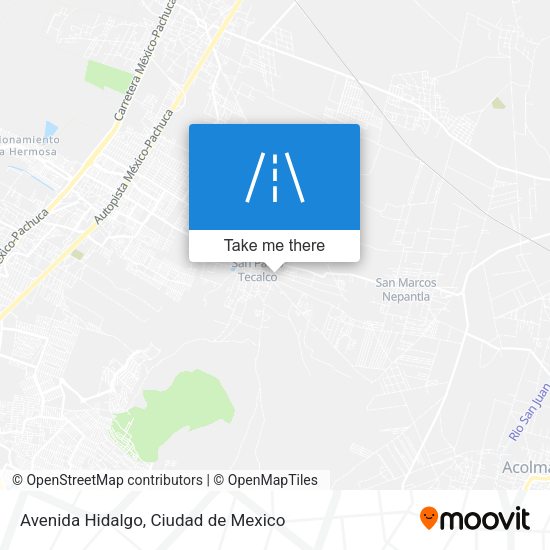 Mapa de Avenida Hidalgo