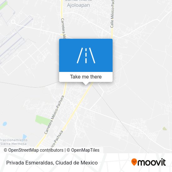 Privada Esmeraldas map