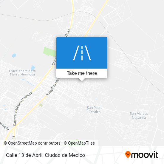 Calle 13 de Abril map