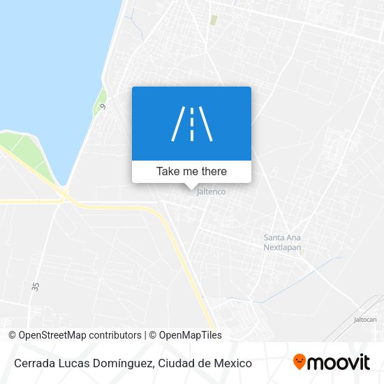 Cerrada Lucas Domínguez map