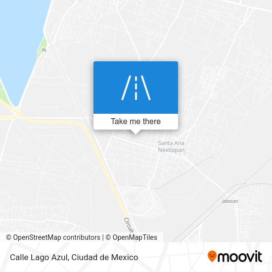 Calle Lago Azul map