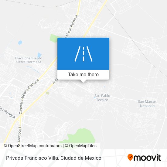 Privada Francisco Villa map
