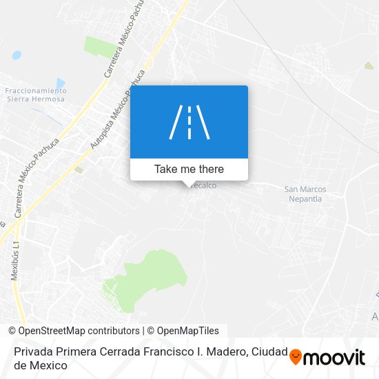 Privada Primera Cerrada Francisco I. Madero map