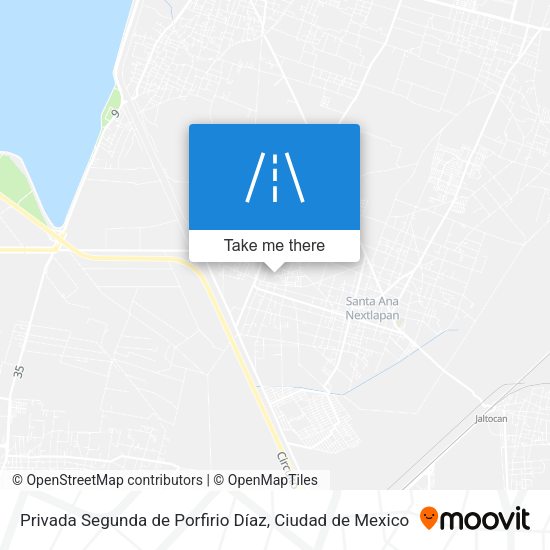 Mapa de Privada Segunda de Porfirio Díaz