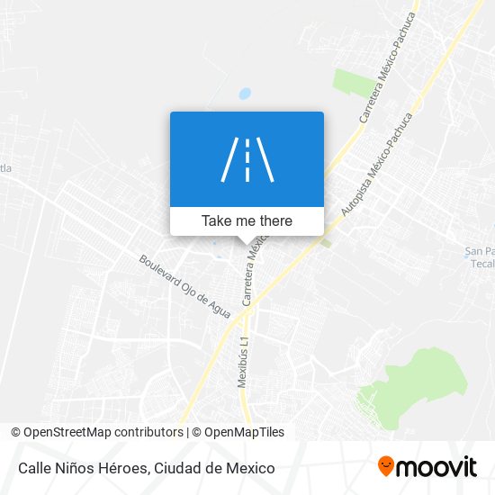 Calle Niños Héroes map