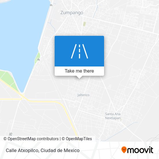 Calle Atxopilco map