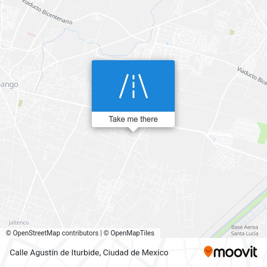 Calle Agustín de Iturbide map