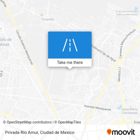 Privada Río Amur map