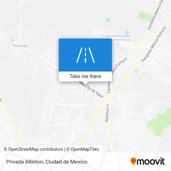 Privada Allinton map
