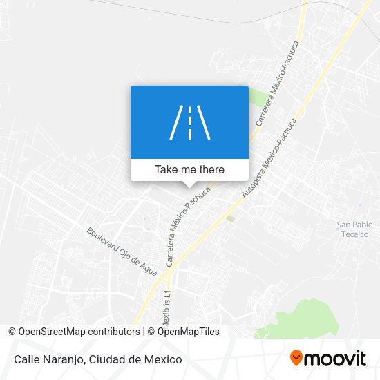 Calle Naranjo map
