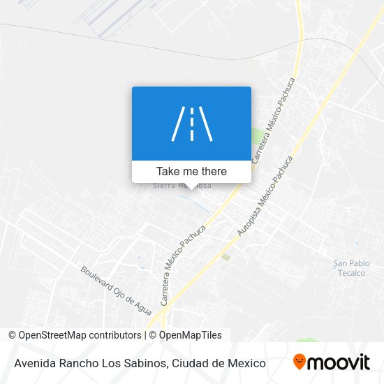 Avenida Rancho Los Sabinos map
