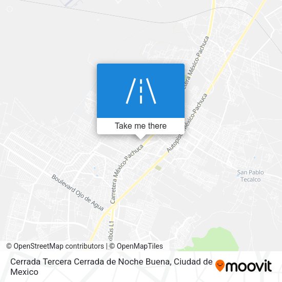 Cerrada Tercera Cerrada de Noche Buena map