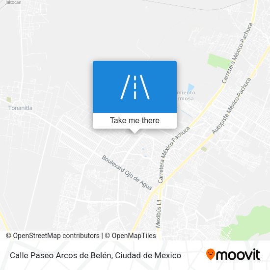 Calle Paseo Arcos de Belén map