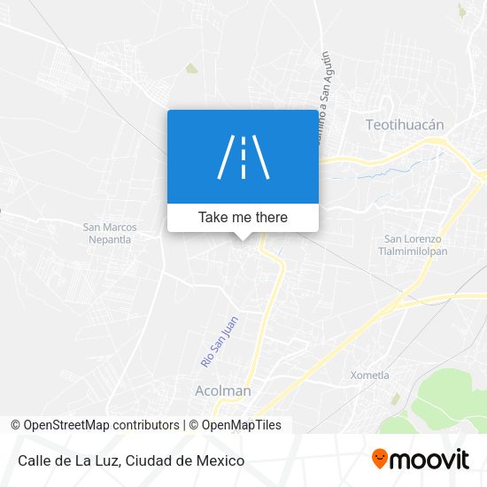 Calle de La Luz map