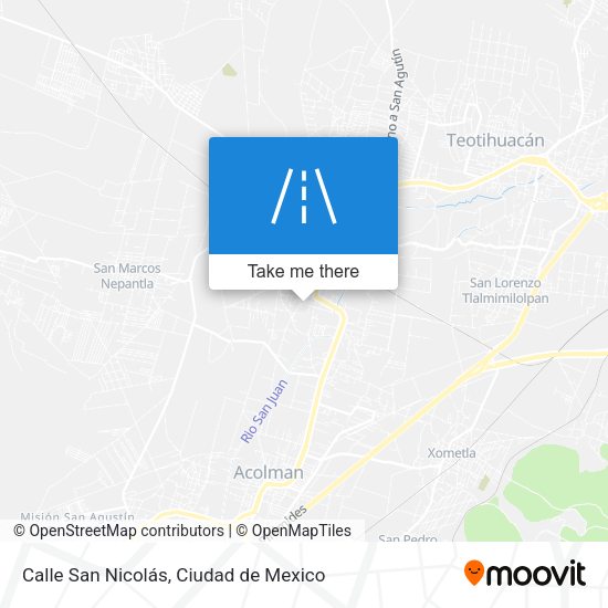 Mapa de Calle San Nicolás