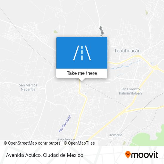 Mapa de Avenida Aculco