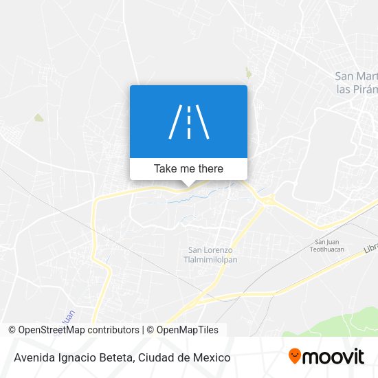 Avenida Ignacio Beteta map