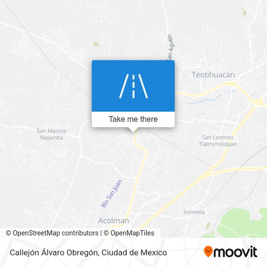 Mapa de Callejón Álvaro Obregón