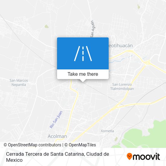 Cerrada Tercera de Santa Catarina map