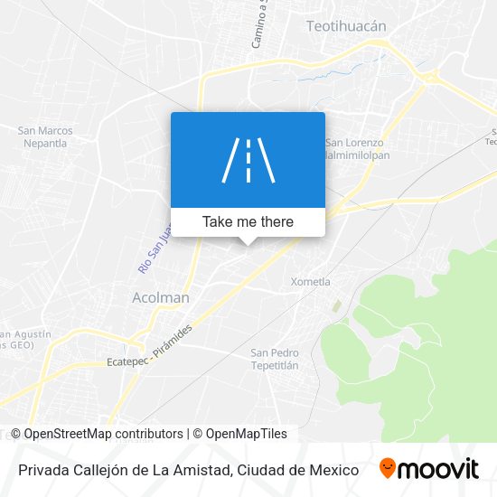 Privada Callejón de La Amistad map