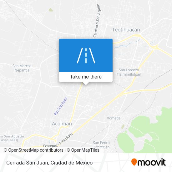 Mapa de Cerrada San Juan