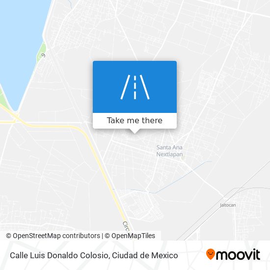 Mapa de Calle Luis Donaldo Colosio