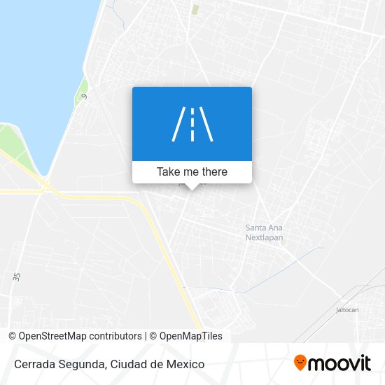 Cerrada Segunda map