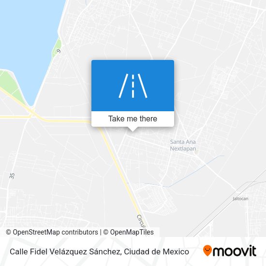 Mapa de Calle Fidel Velázquez Sánchez