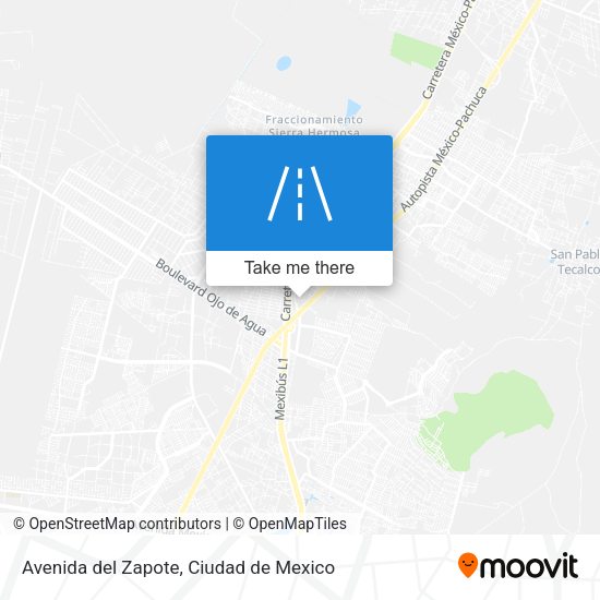 Avenida del Zapote map