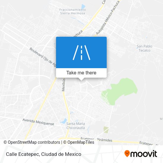 Mapa de Calle Ecatepec