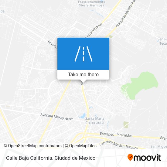 Mapa de Calle Baja California