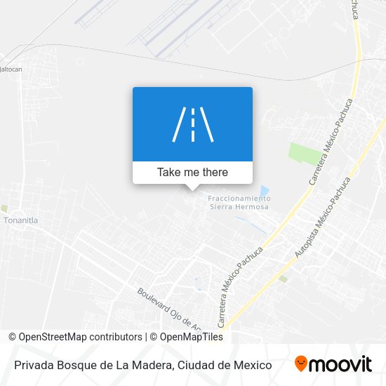 Privada Bosque de La Madera map