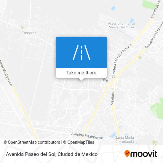 Mapa de Avenida Paseo del Sol