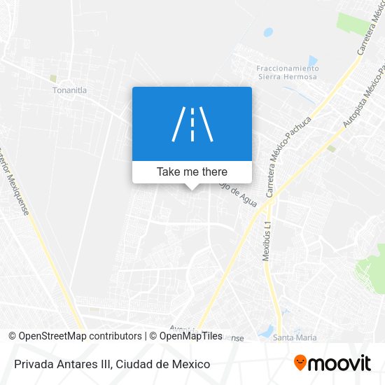 Privada Antares III map