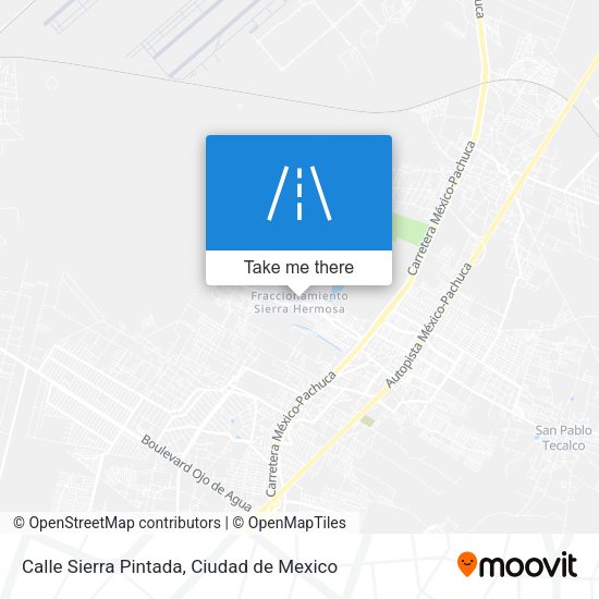 Calle Sierra Pintada map