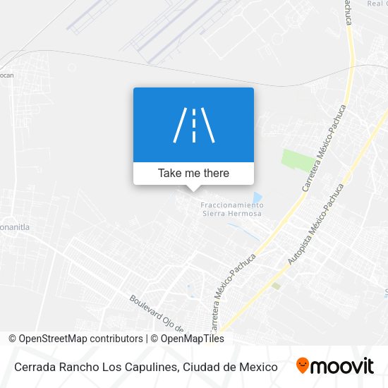 Cerrada Rancho Los Capulines map