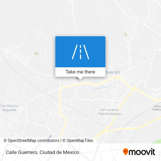 Calle Guerrero map