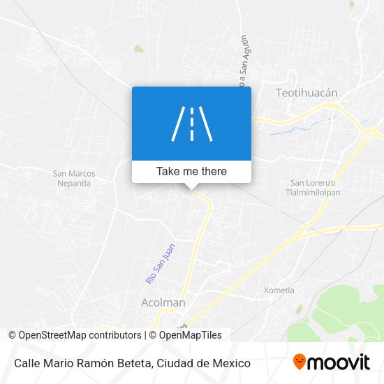 Calle Mario Ramón Beteta map